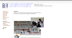 Desktop Screenshot of devnet.org.gy
